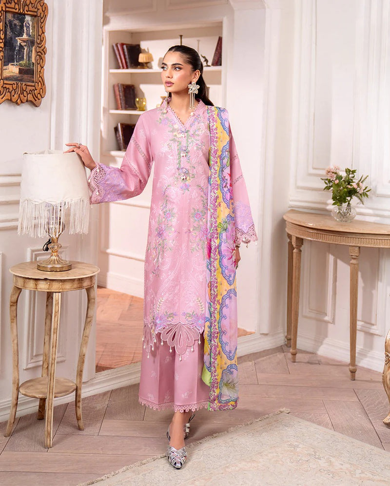 Evale 8B - Aezel Embroidered Cambric - Roheenaz