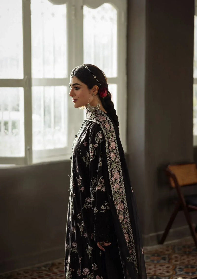 6B - Liara - Karandi With Embroidered Chiffon - Kahf