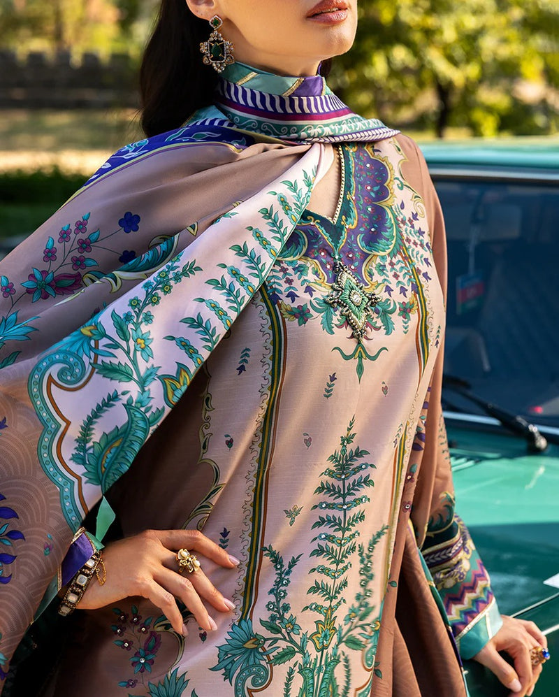 Aurora Echo - Nirvana Printed Silk - Mushq Hemline