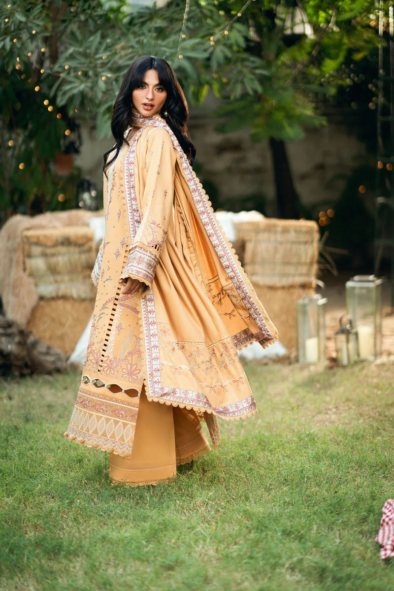 FNS - 5A - Serenity Embroidered & Pure Woolen Shawl - Florent