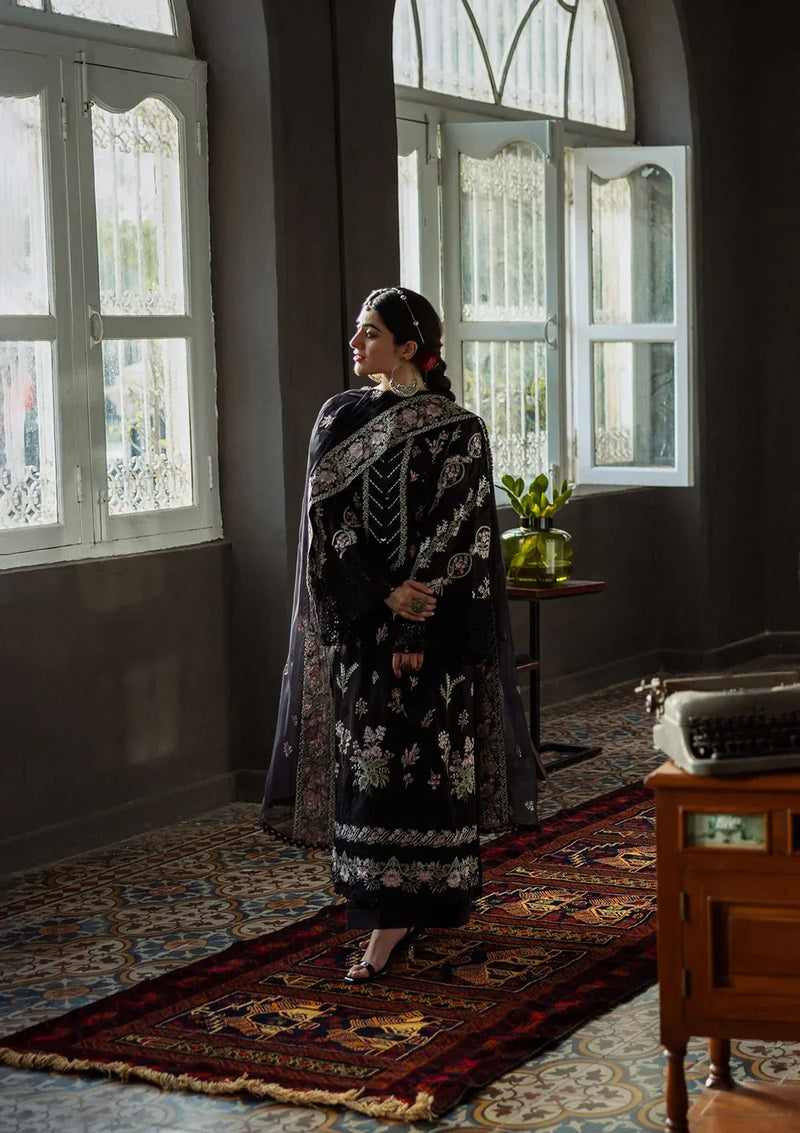 6B - Liara - Karandi With Embroidered Chiffon - Kahf