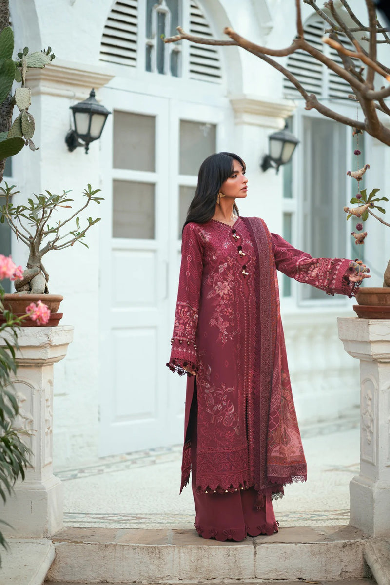 FNS - 3A - Serenity Embroidered & Pure Woolen Shawl - Florent