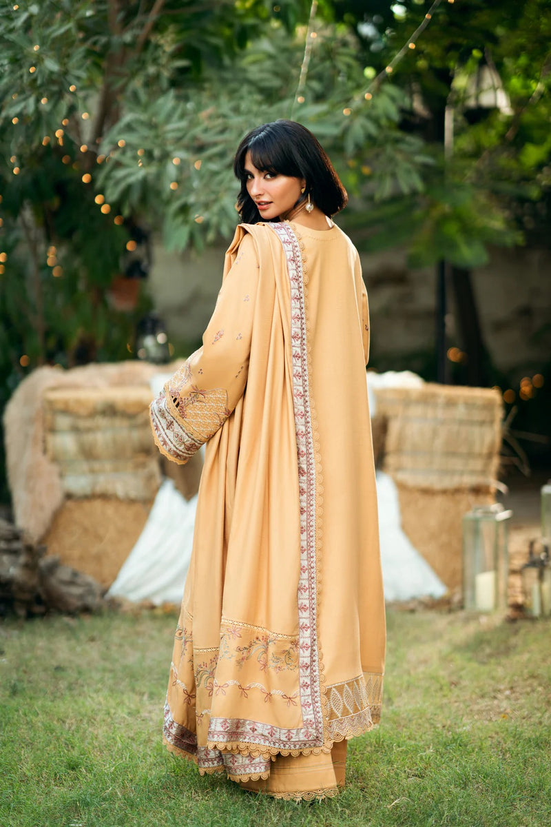 FNS - 5A - Serenity Embroidered & Pure Woolen Shawl - Florent