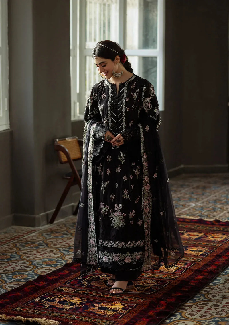 6B - Liara - Karandi With Embroidered Chiffon - Kahf