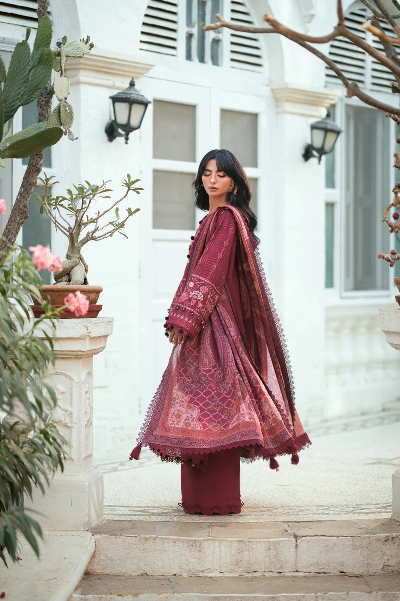 FNS - 3A - Serenity Embroidered & Pure Woolen Shawl - Florent