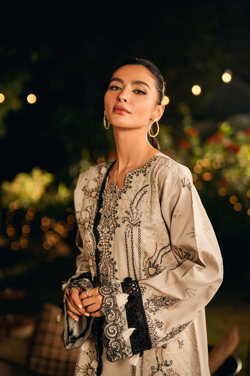 FNS - 2B - Serenity Embroidered & Pure Woolen Shawl - Florent