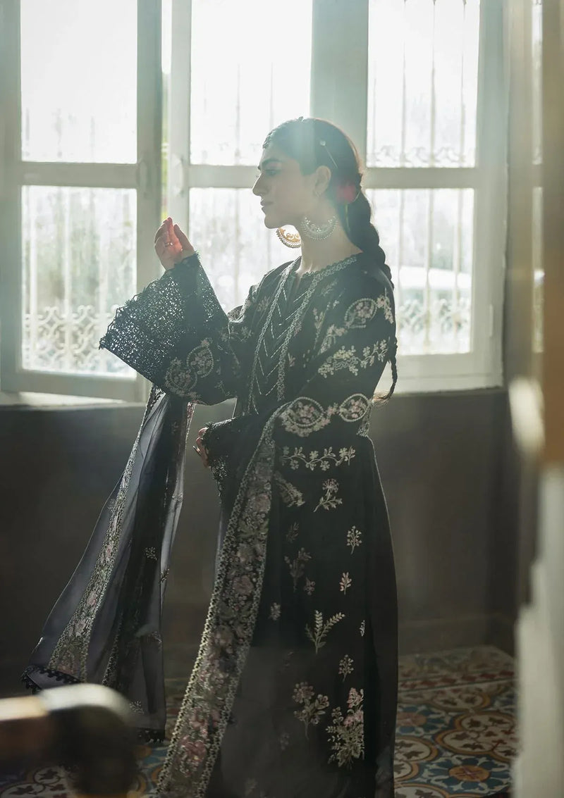 6B - Liara - Karandi With Embroidered Chiffon - Kahf