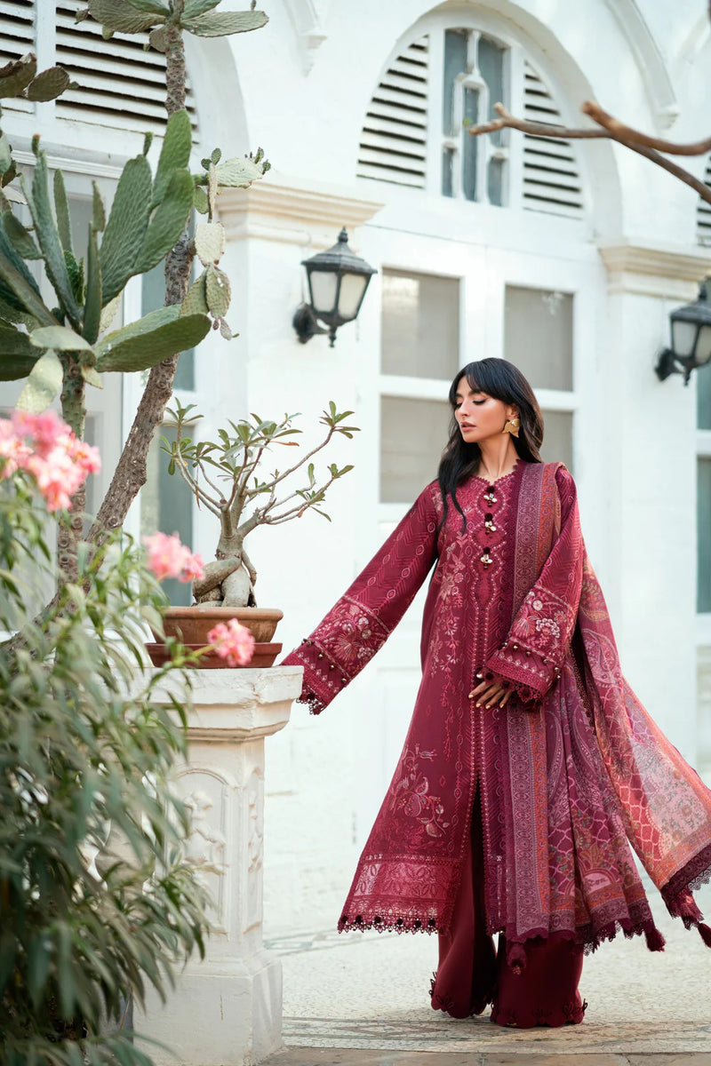 FNS - 3A - Serenity Embroidered & Pure Woolen Shawl - Florent