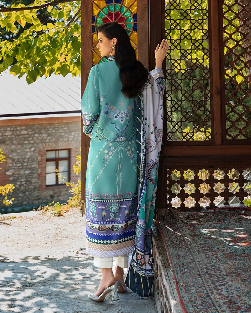 Lunar Dew - Nirvana Printed Silk - Mushq Hemline