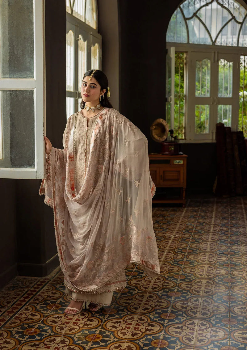 07 - Bali - Karandi With Embroidered Chiffon - Kahf