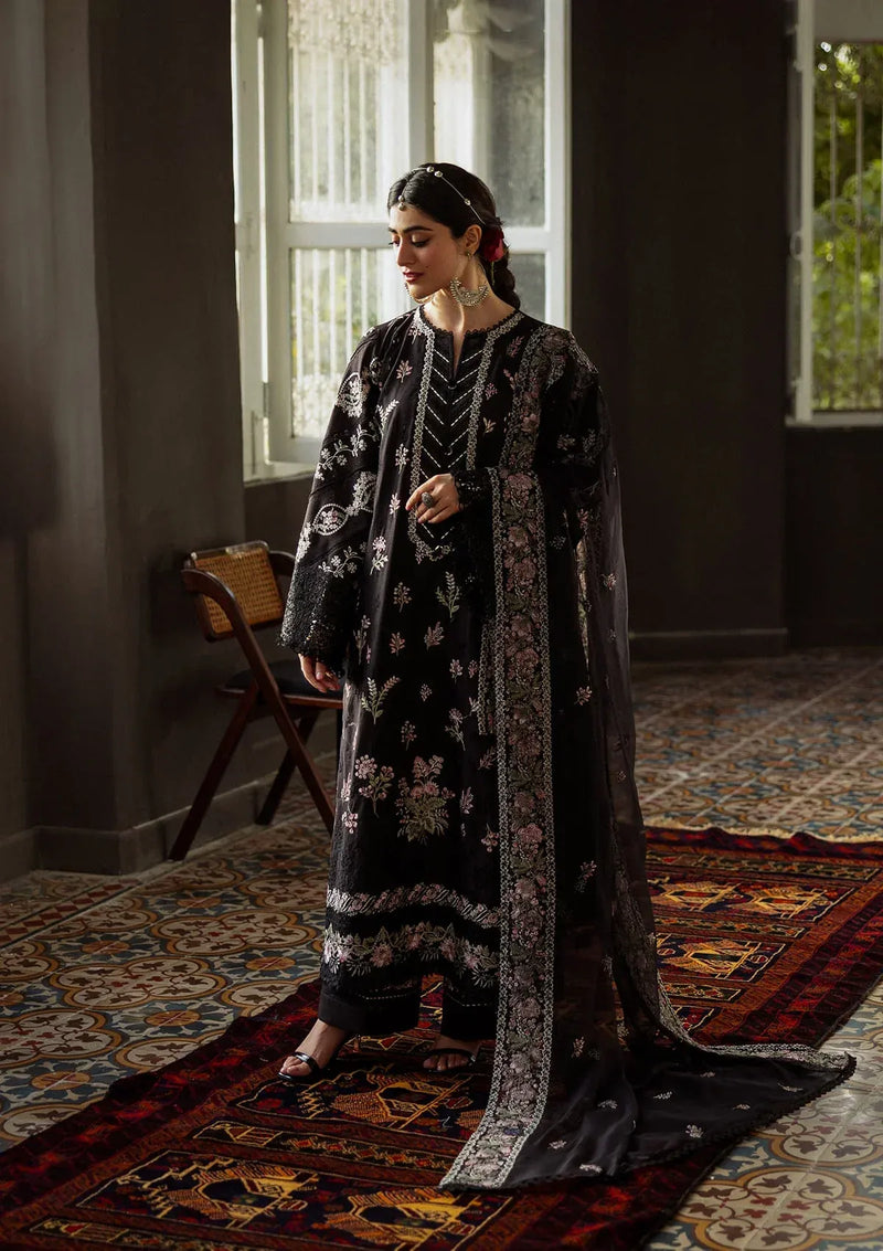 6B - Liara - Karandi With Embroidered Chiffon - Kahf