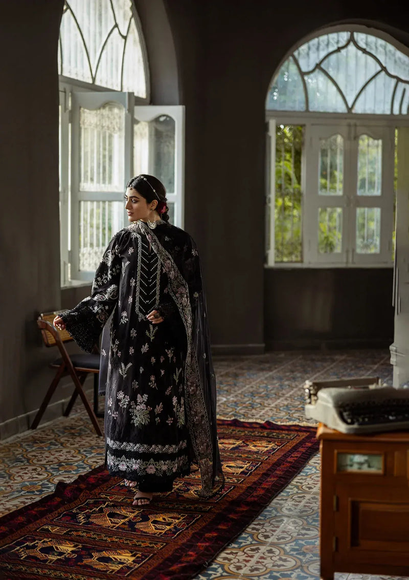 6B - Liara - Karandi With Embroidered Chiffon - Kahf