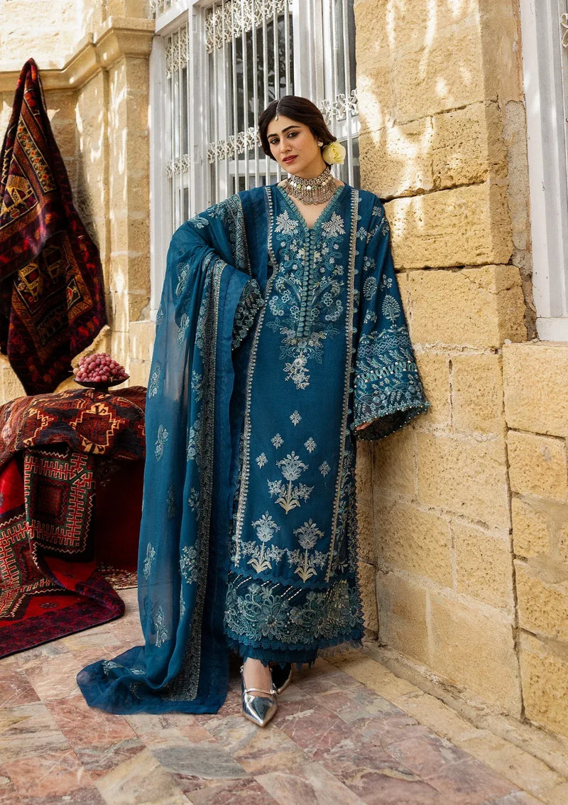 05 - Cyara - Karandi With Embroidered Chiffon - Kahf