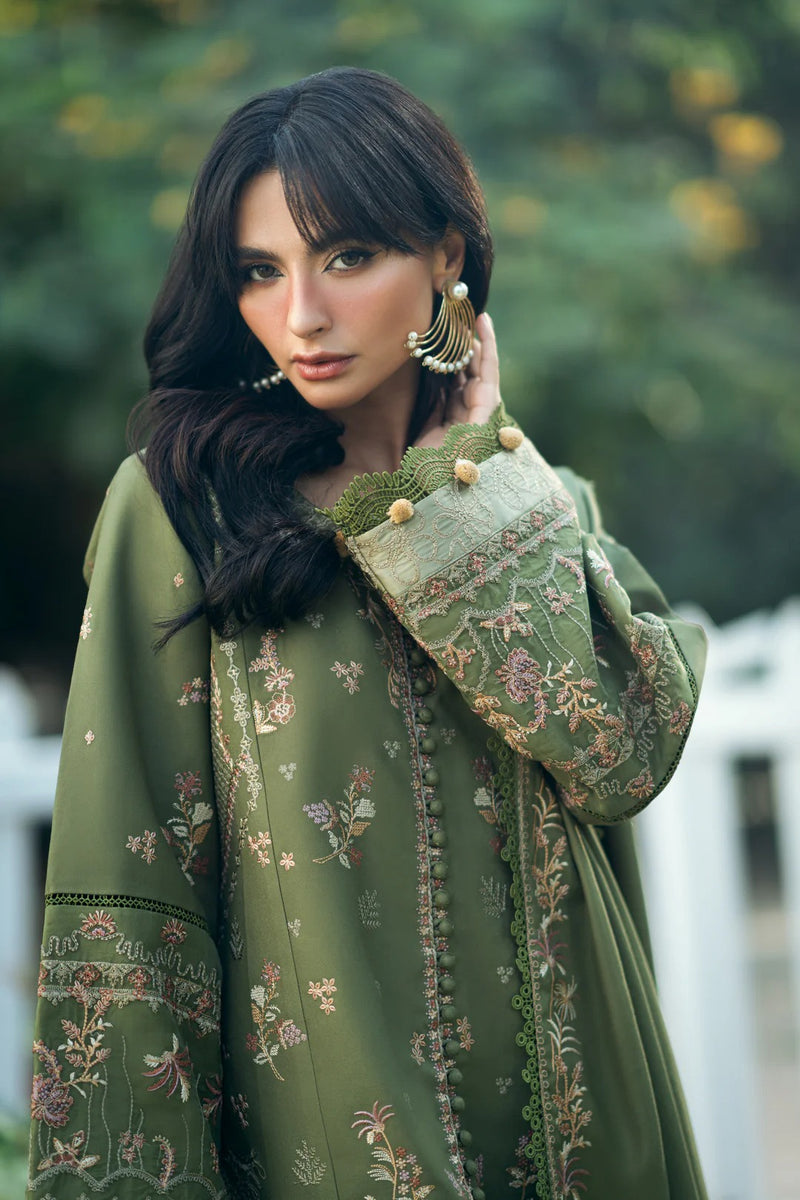 FNS - 1A - Serenity Embroidered & Pure Woolen Shawl - Florent