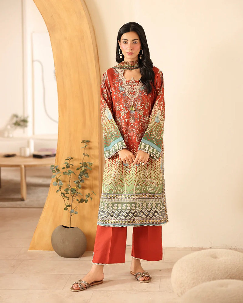 RNZ07B 3Naveen - Pareesa Printed Cambric - Roheenaz