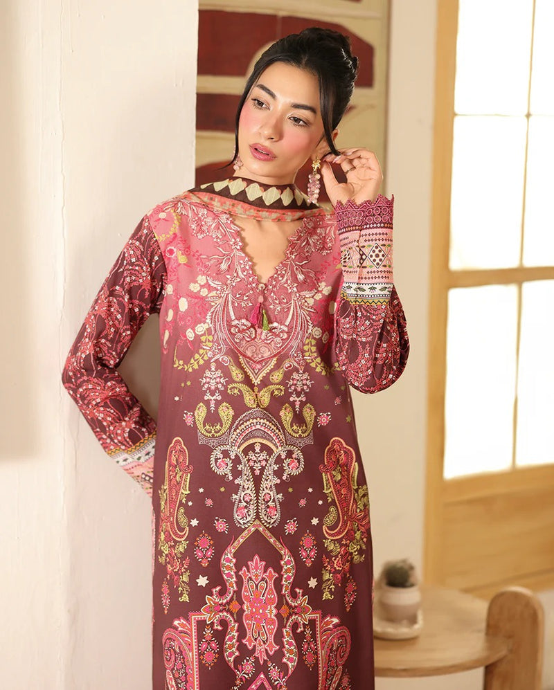 RNZ04A Humaina - Pareesa Printed Cambric - Roheenaz