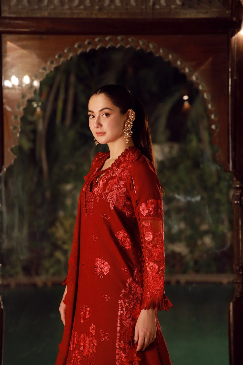 Riya - Winter Shawl Unstitched - Maryam Hussain