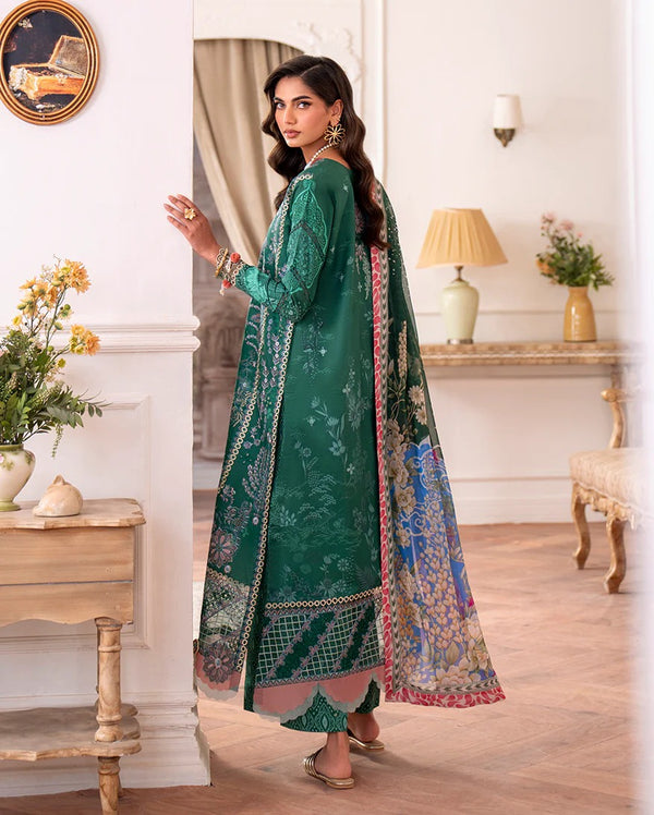 Maham 3B - Aezel Embroidered Cambric - Roheenaz