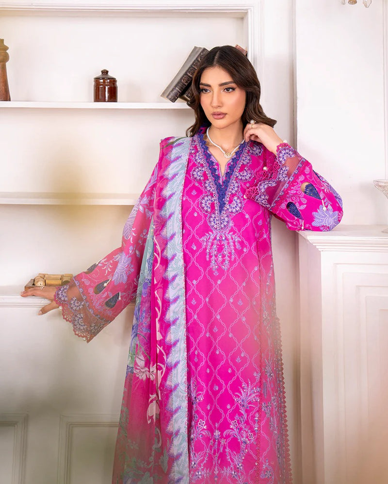 Novah 6A - Aezel Embroidered Cambric - Roheenaz