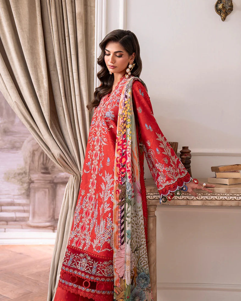 Lyrah 7B - Aezel Embroidered Cambric - Roheenaz
