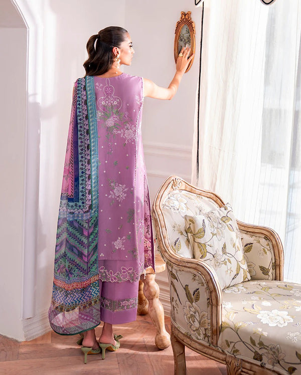 Laila 4A - Aezel Embroidered Cambric - Roheenaz