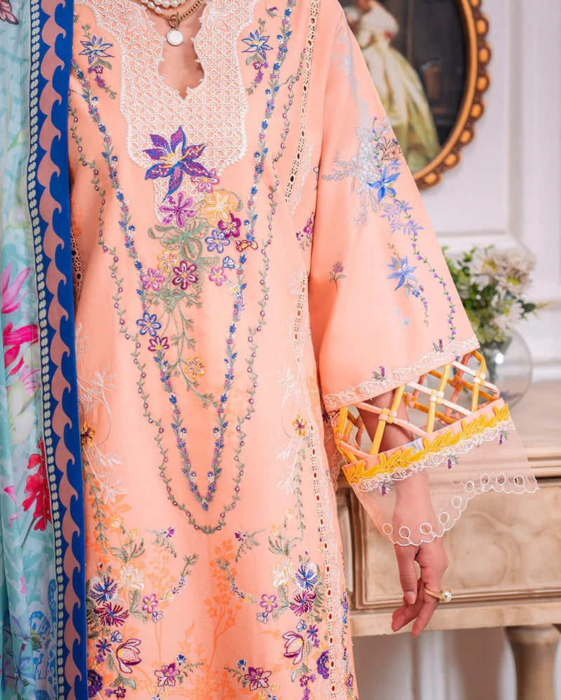 Amal  2A - Aezel Embroidered Cambric - Roheenaz