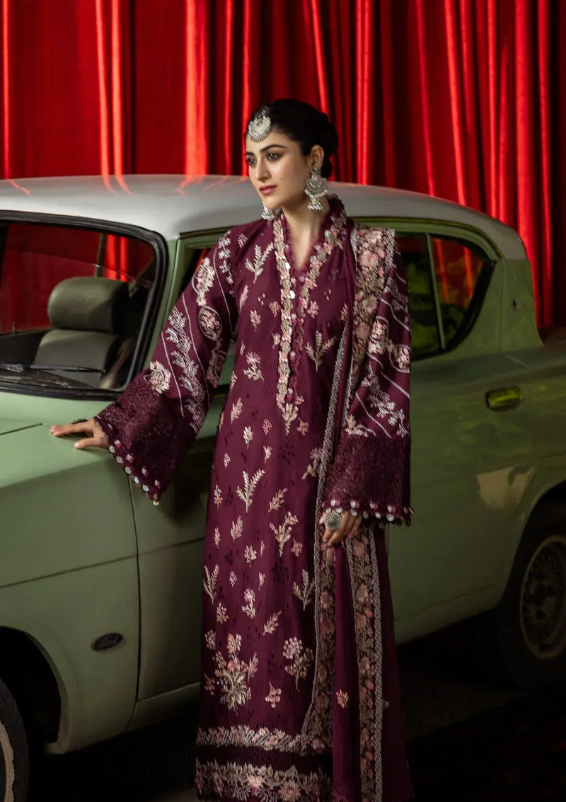 6A - Umbalite - Karandi With Embroidered Chiffon - Kahf