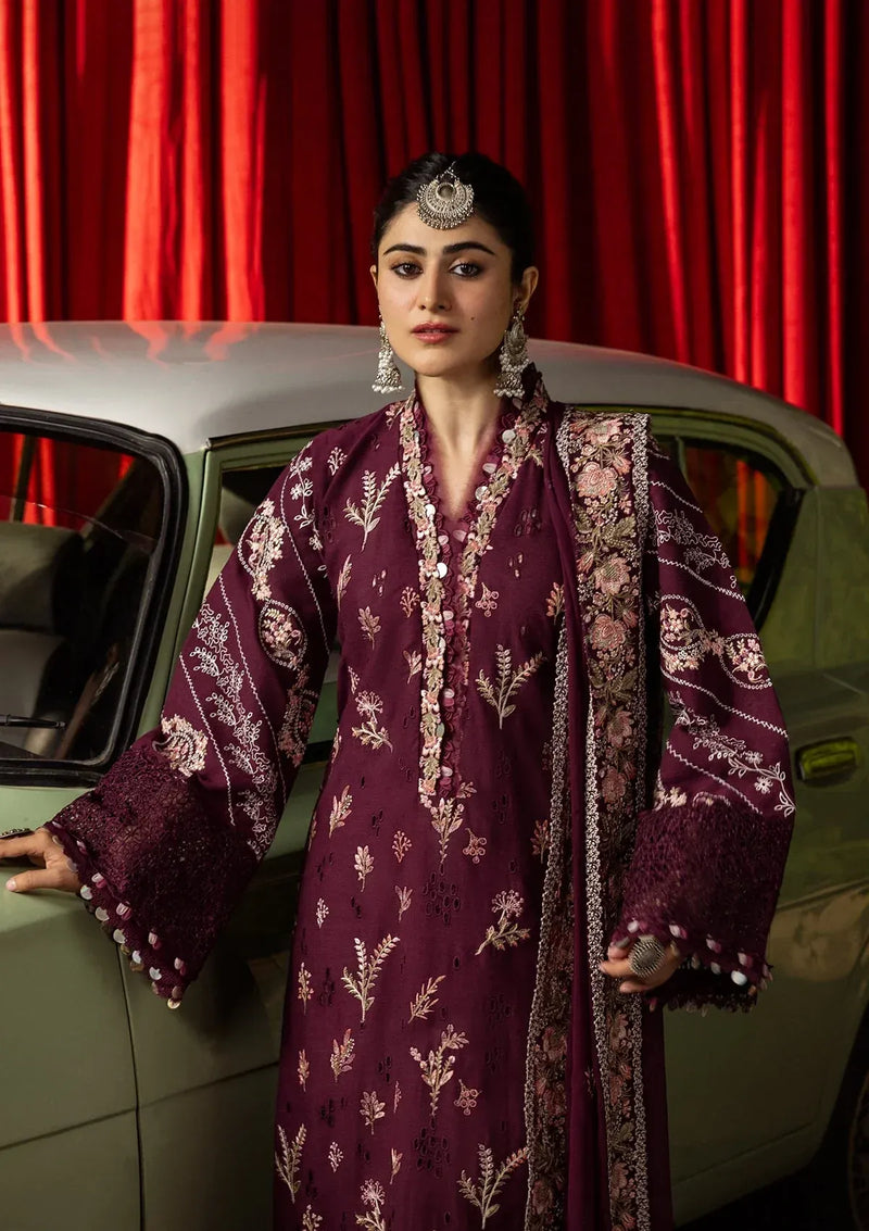 6A - Umbalite - Karandi With Embroidered Chiffon - Kahf