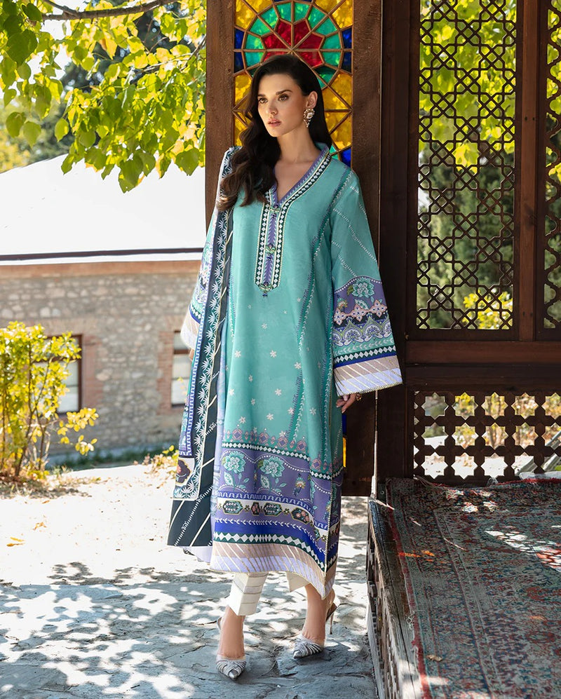 Lunar Dew - Nirvana Printed Silk - Mushq Hemline