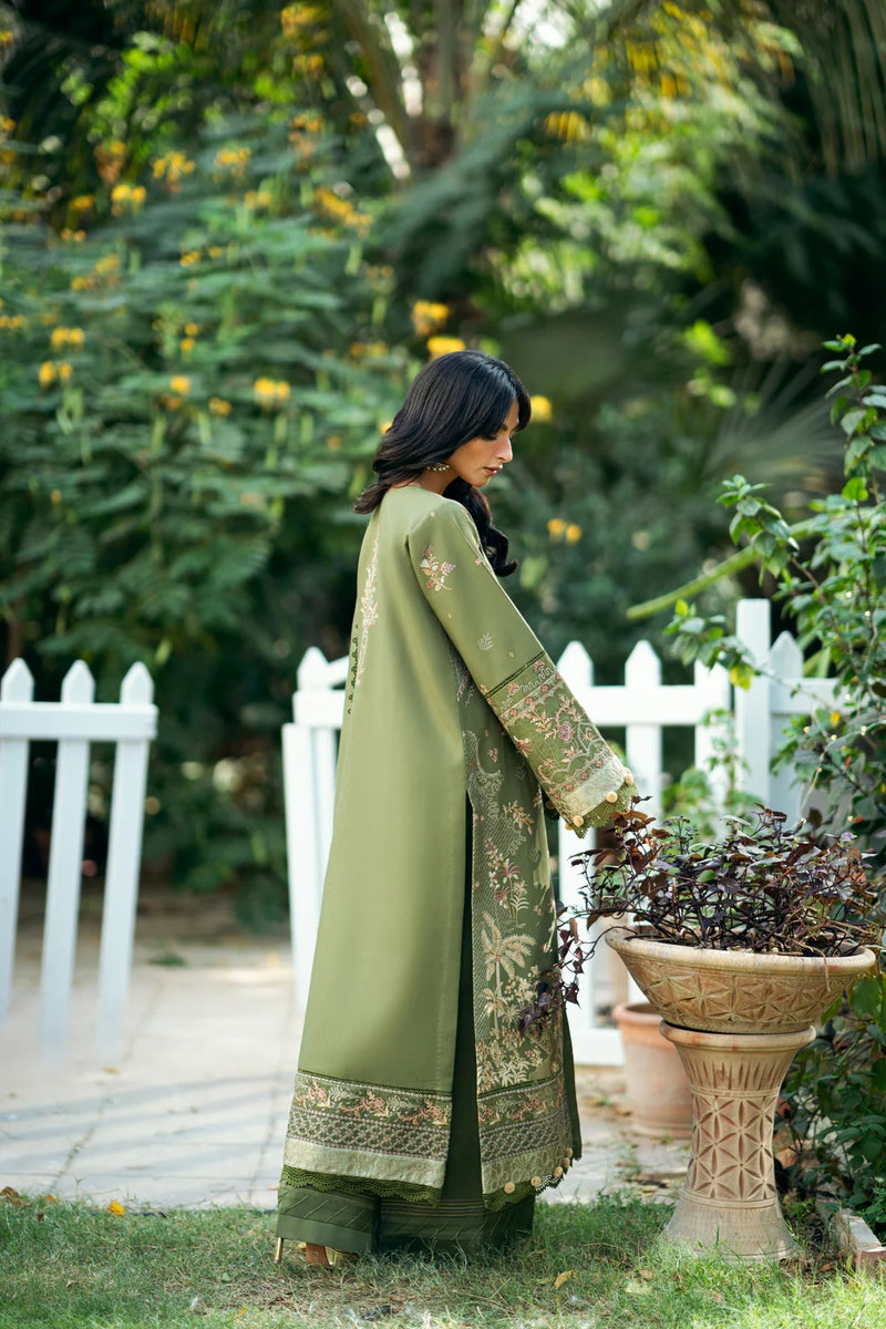 FNS - 1A - Serenity Embroidered & Pure Woolen Shawl - Florent