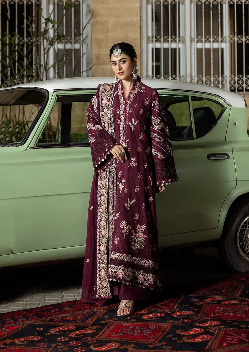 6A - Umbalite - Karandi With Embroidered Chiffon - Kahf