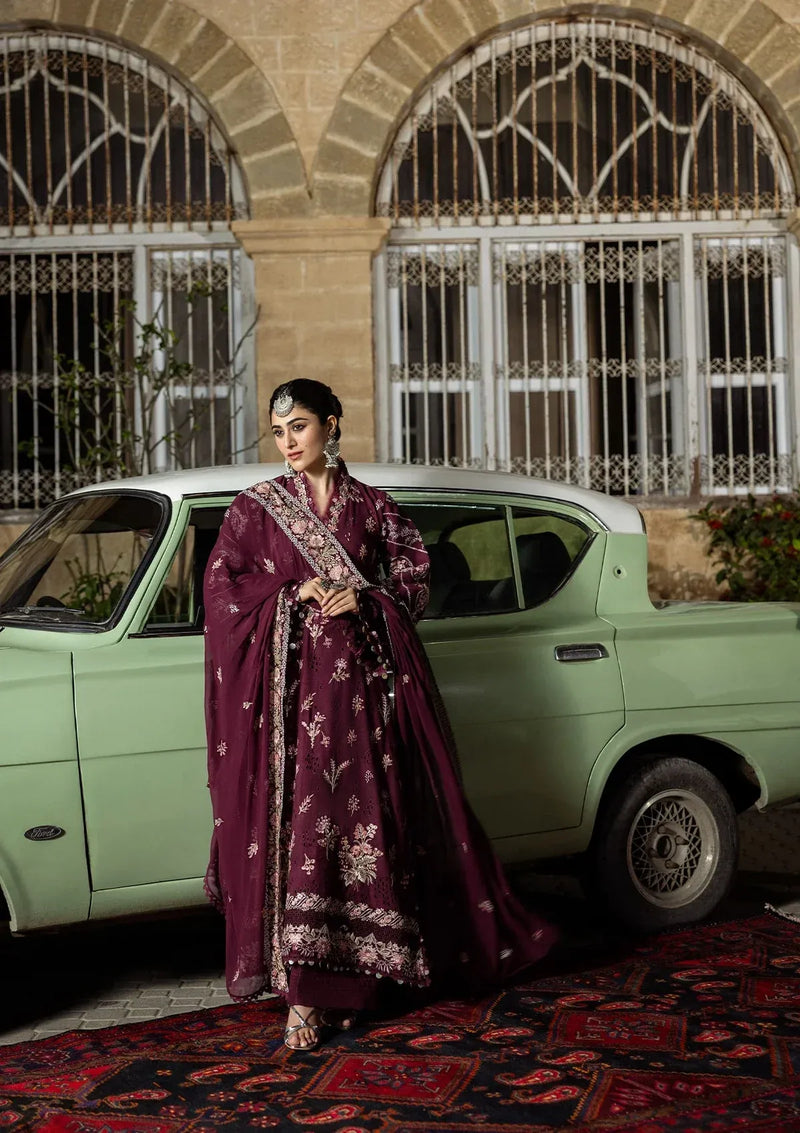 6A - Umbalite - Karandi With Embroidered Chiffon - Kahf