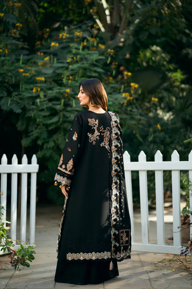 FNS - 2A - Serenity Embroidered & Pure Woolen Shawl - Florent