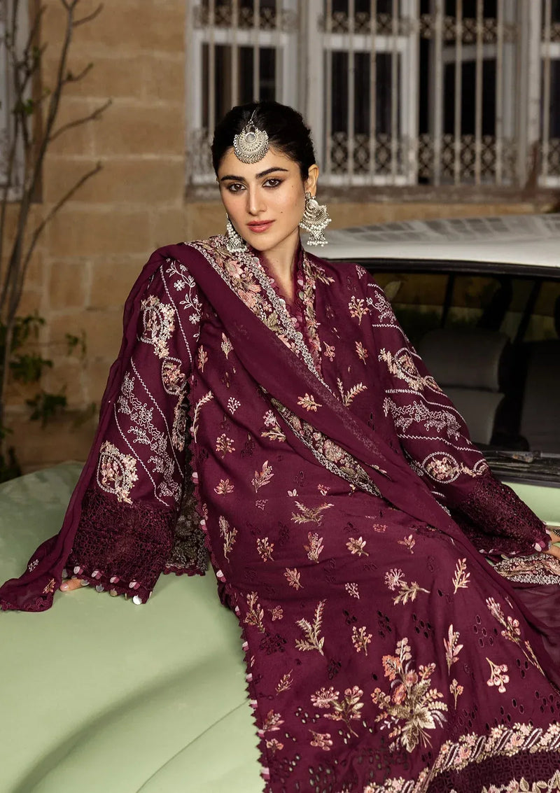 6A - Umbalite - Karandi With Embroidered Chiffon - Kahf