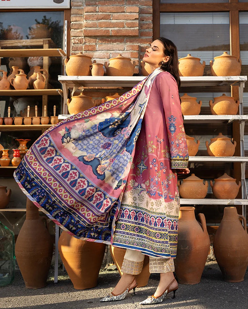 Meridian Bloom - Nirvana Printed Silk - Mushq Hemline