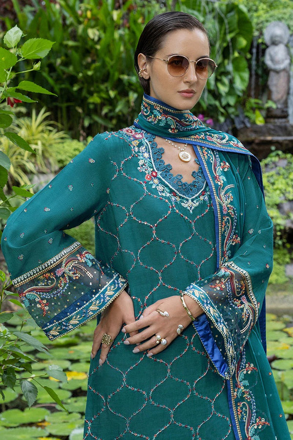 Valene - Nuvera Unstitched Raw Silk - Mushq Hemline