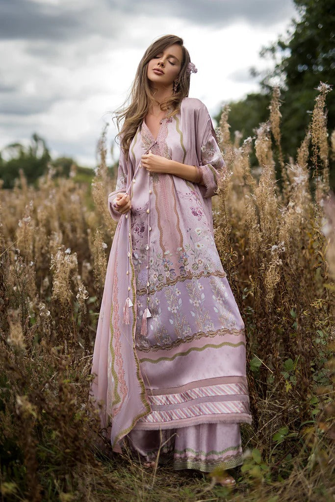 D 09 - Silk Satin Unstitched - Sobia Nazir