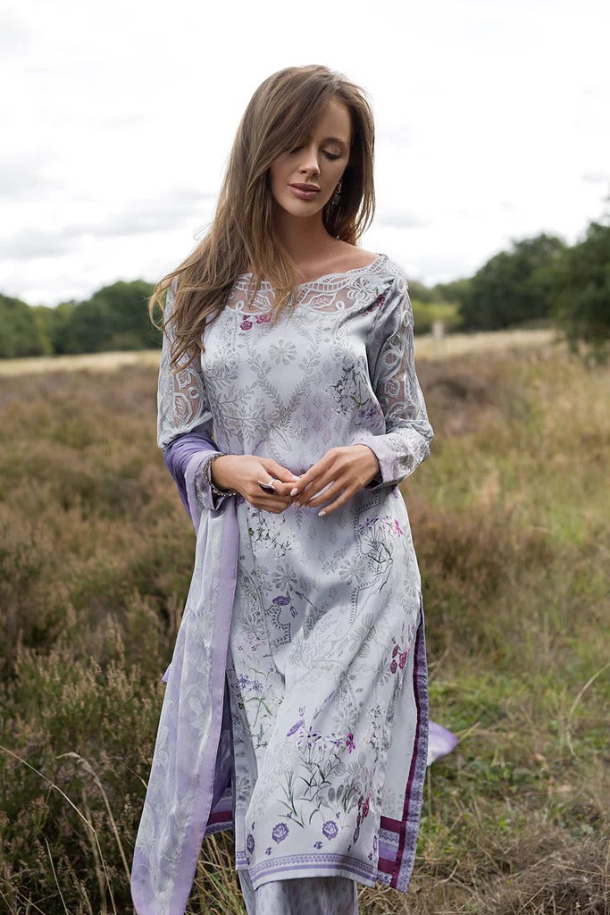 D 03 - Silk Satin Unstitched - Sobia Nazir