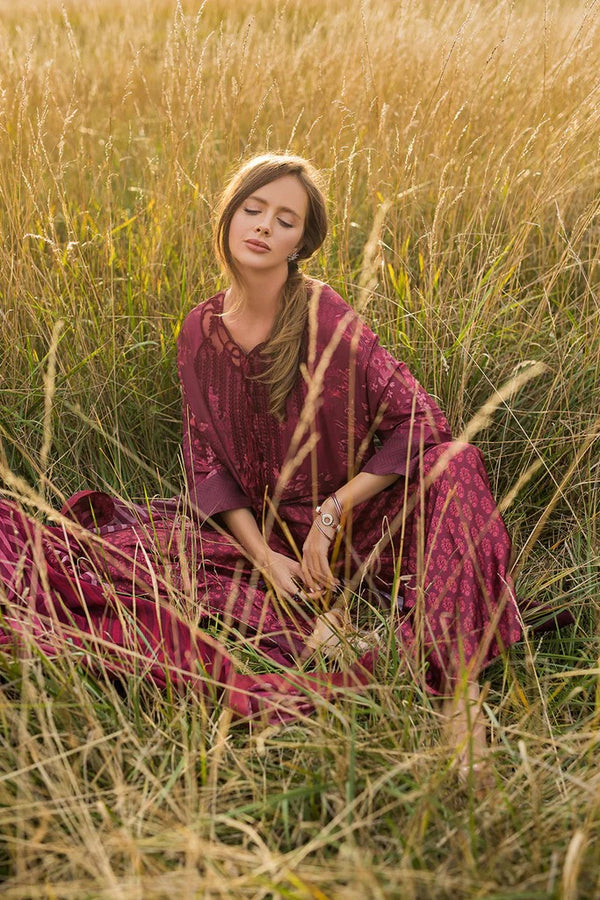 D 10 - Silk Satin Unstitched - Sobia Nazir