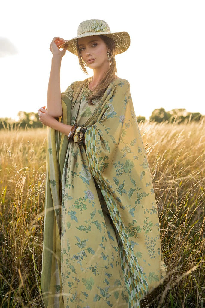 D 04 - Silk Satin Unstitched - Sobia Nazir