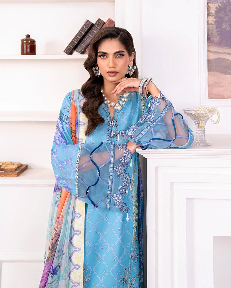 Miren 6B - Aezel Embroidered Cambric - Roheenaz