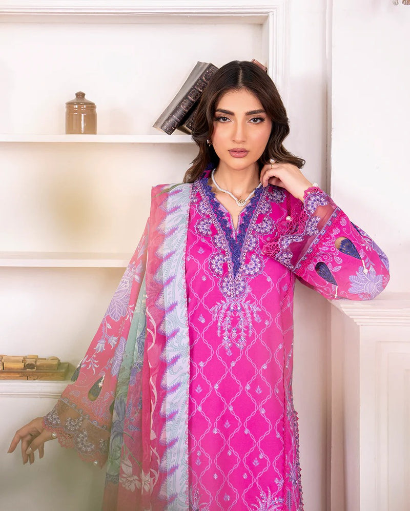 Novah 6A - Aezel Embroidered Cambric - Roheenaz