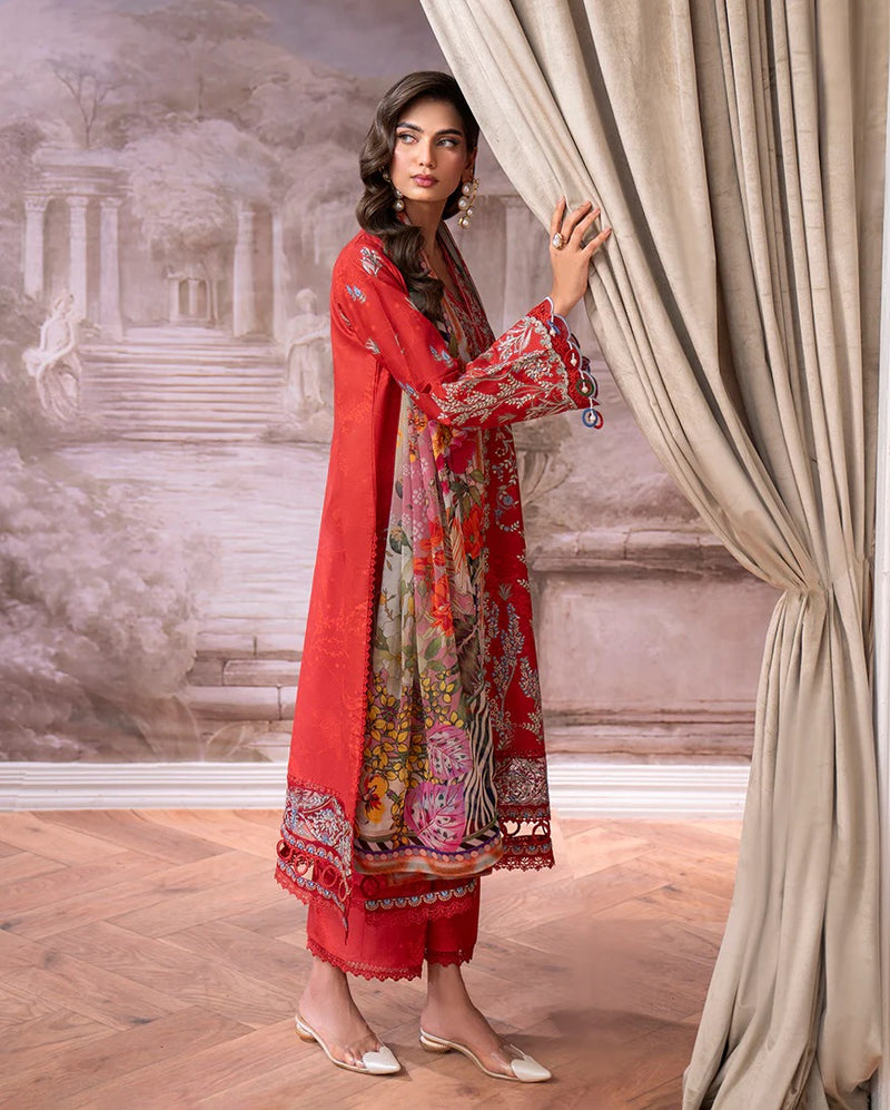 Lyrah 7B - Aezel Embroidered Cambric - Roheenaz