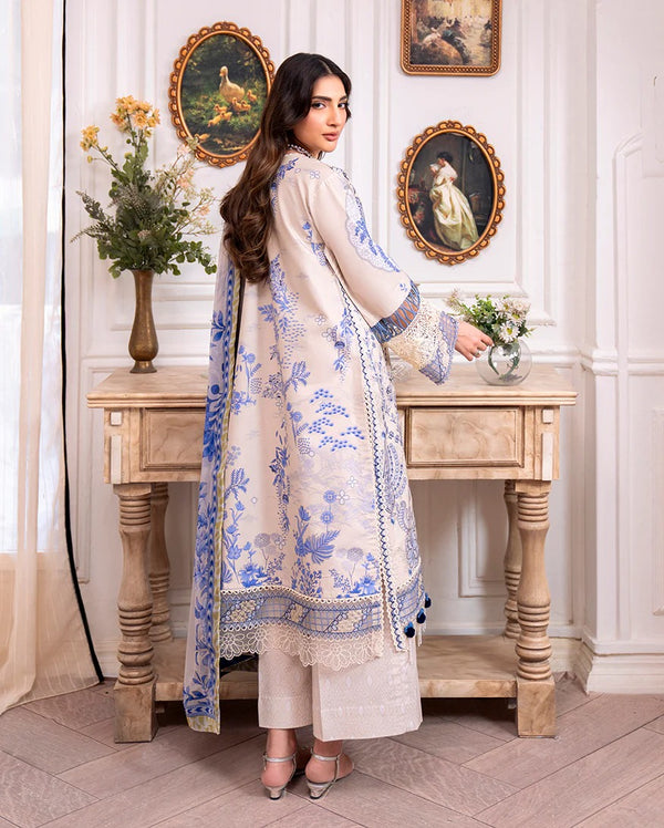Eleen 3A - Aezel Embroidered Cambric - Roheenaz
