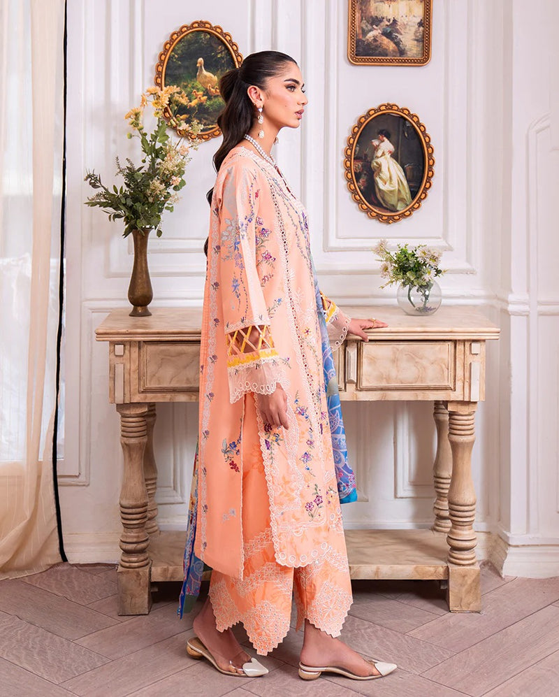 Amal  2A - Aezel Embroidered Cambric - Roheenaz