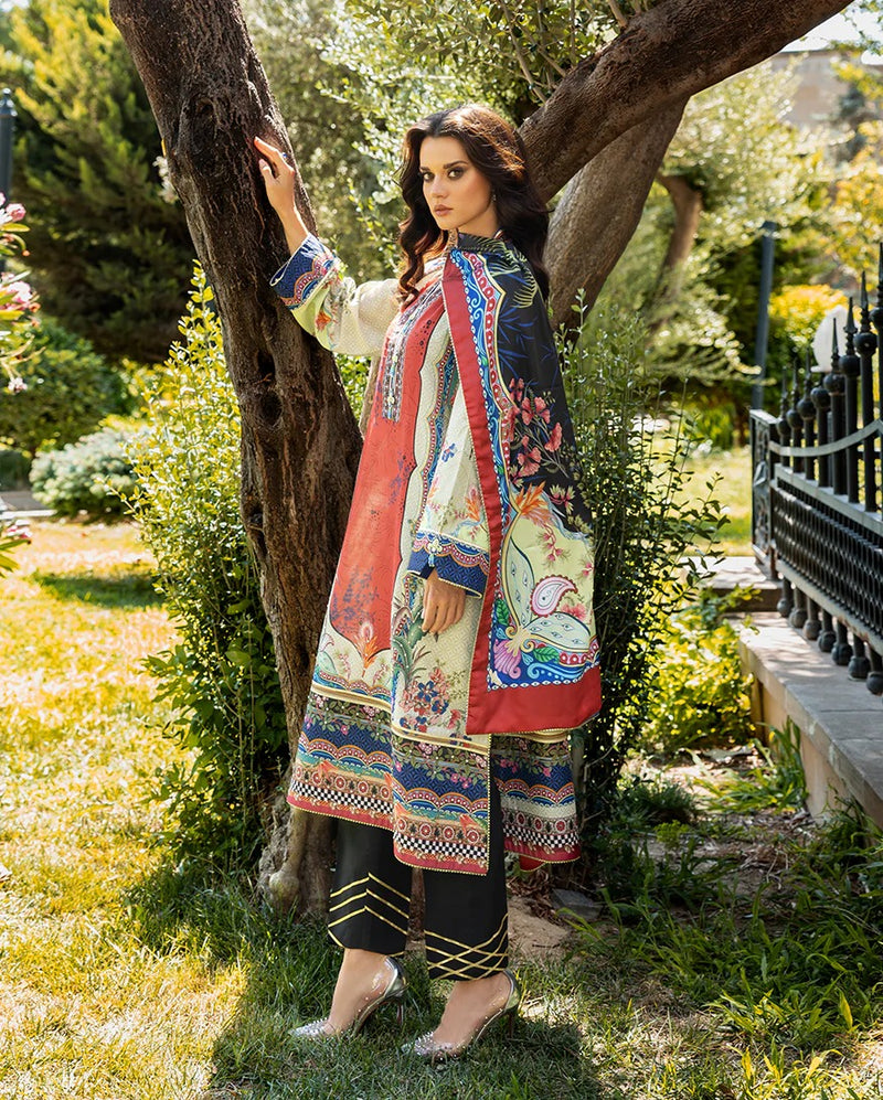 Ethereal Gleam - Nirvana Printed Silk - Mushq Hemline