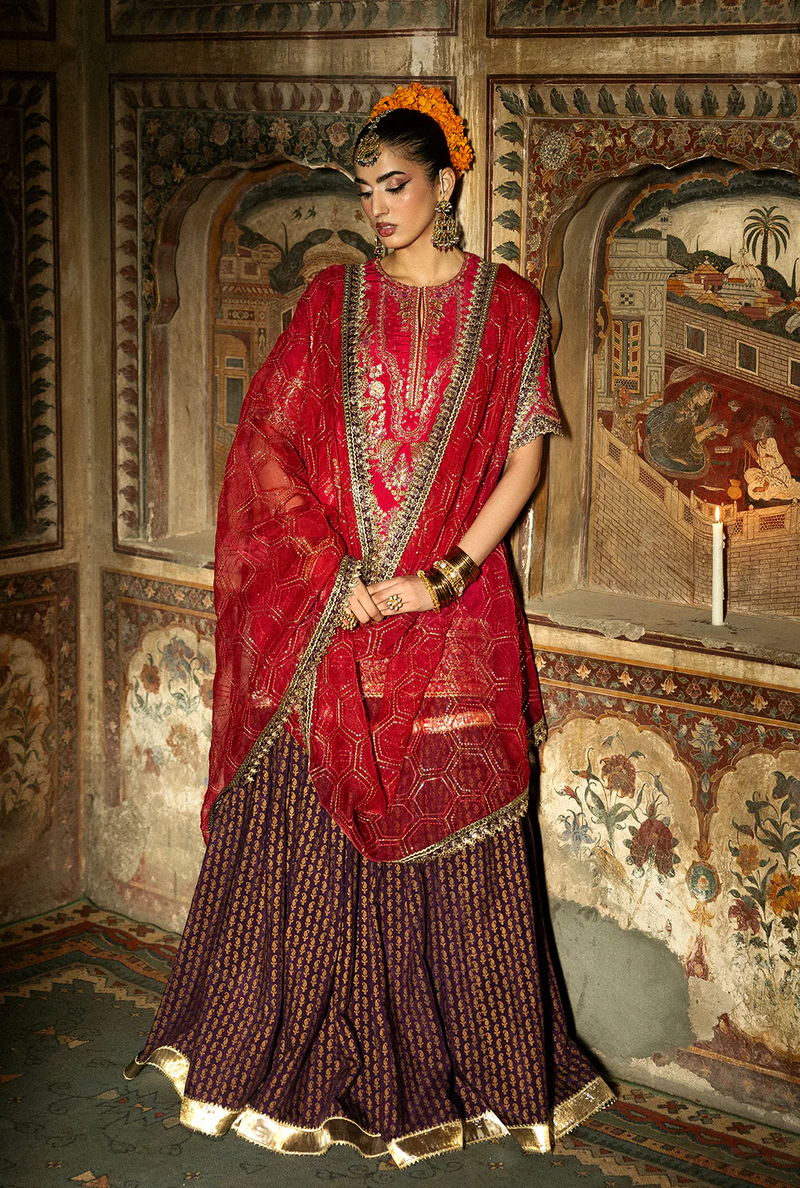 Gulrukh - Singhar Premium Silk Unstitched - Saad Shaikh