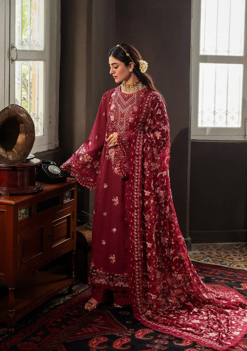 03 - Roselith - Karandi With Embroidered Chiffon - Kahf