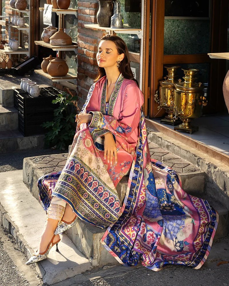 Meridian Bloom - Nirvana Printed Silk - Mushq Hemline
