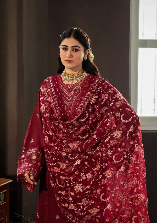03 - Roselith - Karandi With Embroidered Chiffon - Kahf